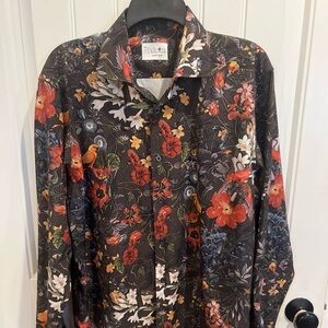 T-fusion by Montee Holland Men's Floral Shirt - L